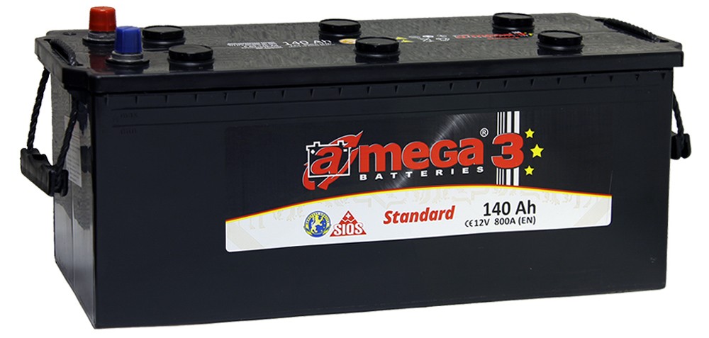 Аккумулятор A-mega Standard ASt 140.3 140Ah 800A, A-mega
